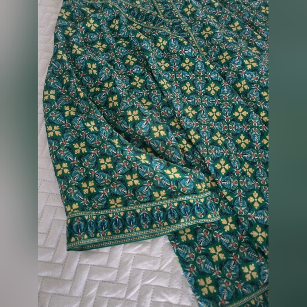 Maxstudio Floral Green Kimono Top - Picture 2 of 6